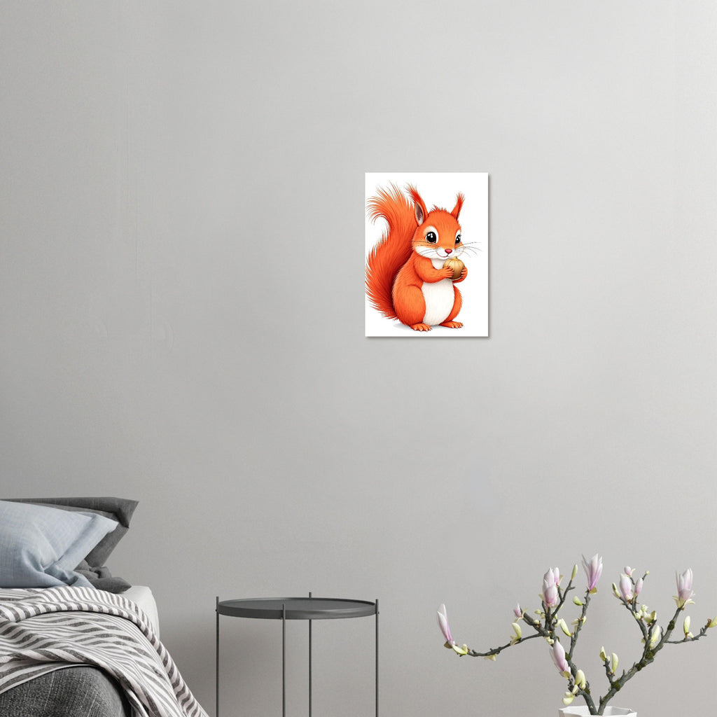 red squirrel Art Print Art Print — detail view | Wild Thread Co