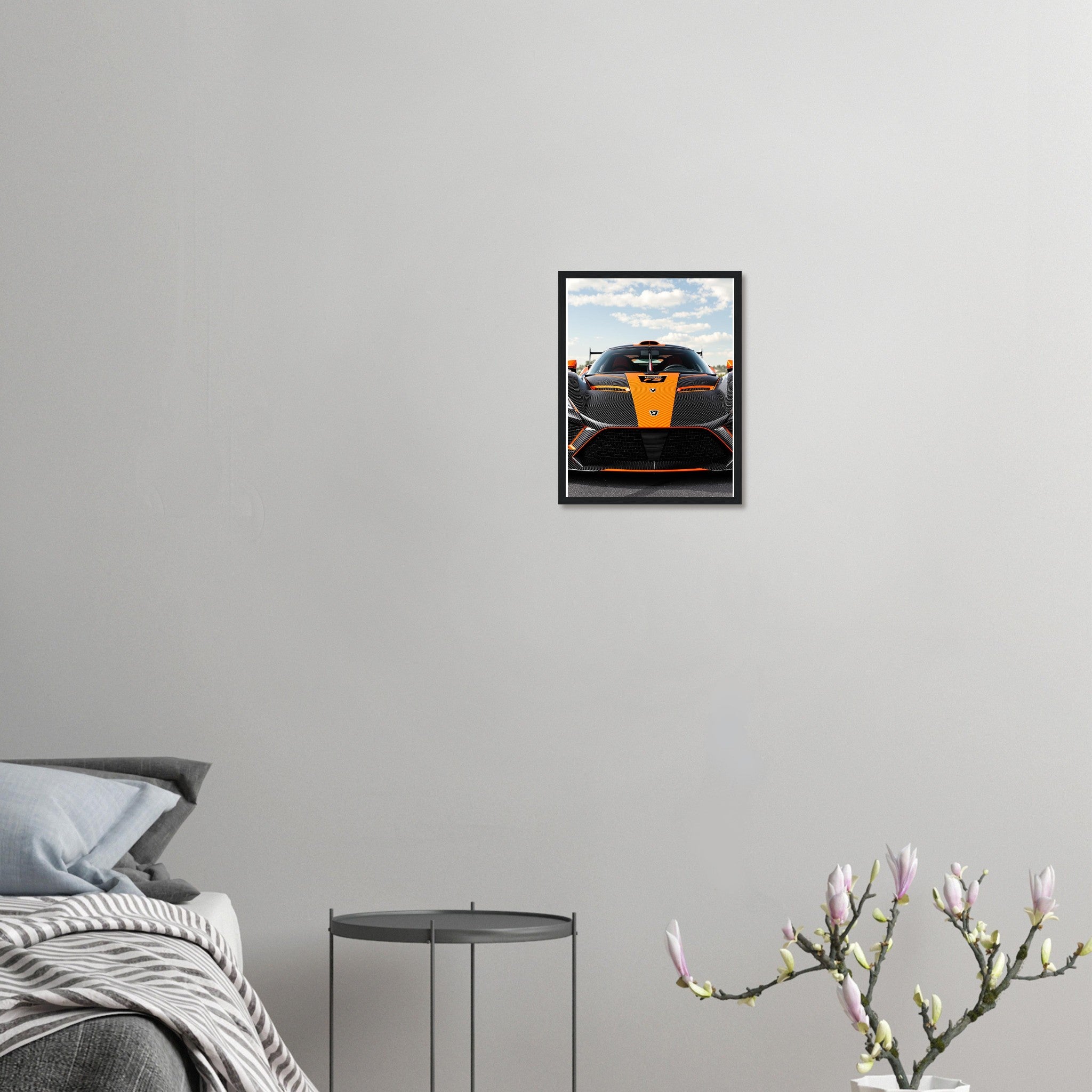 Hennessey Venom F5 Framed Art Print — detail view | Wild Thread Co