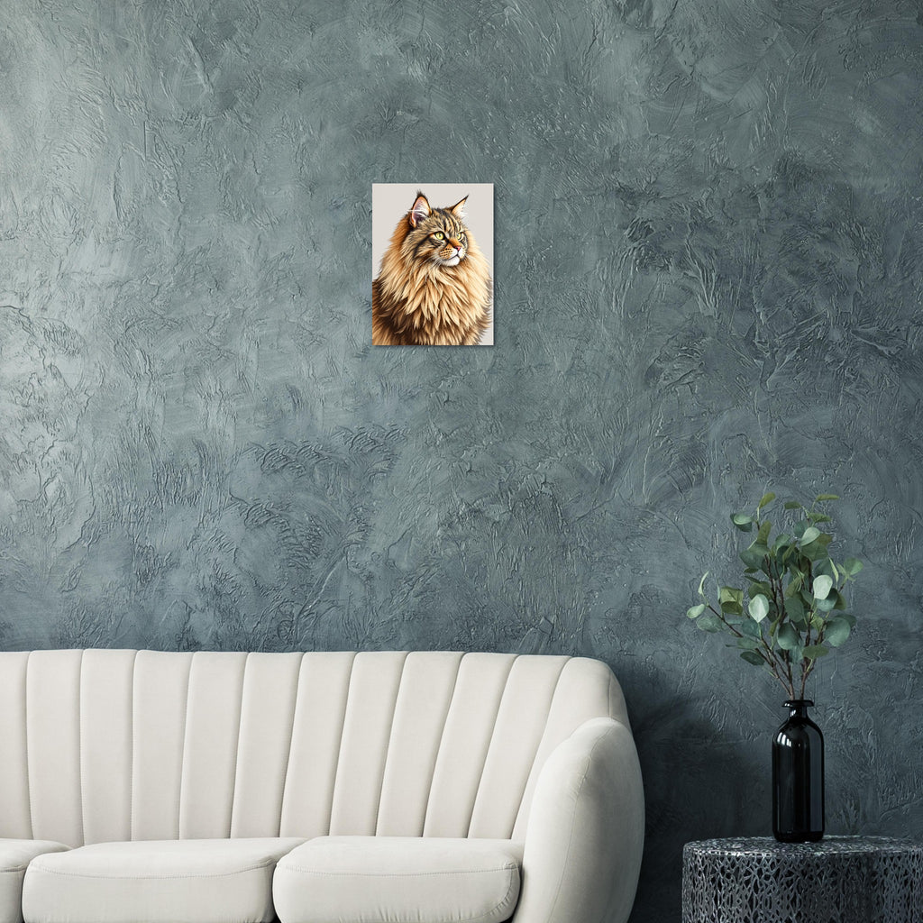 Maine Coon Majestic Art Print Art Print — detail view | Wild Thread Co
