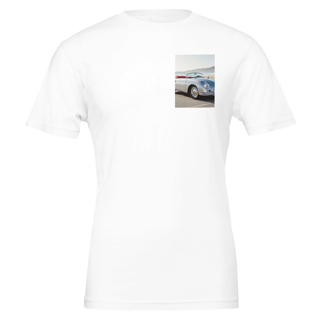 Porsche 356 Speedster T-Shirt — detail view | Wild Thread Co