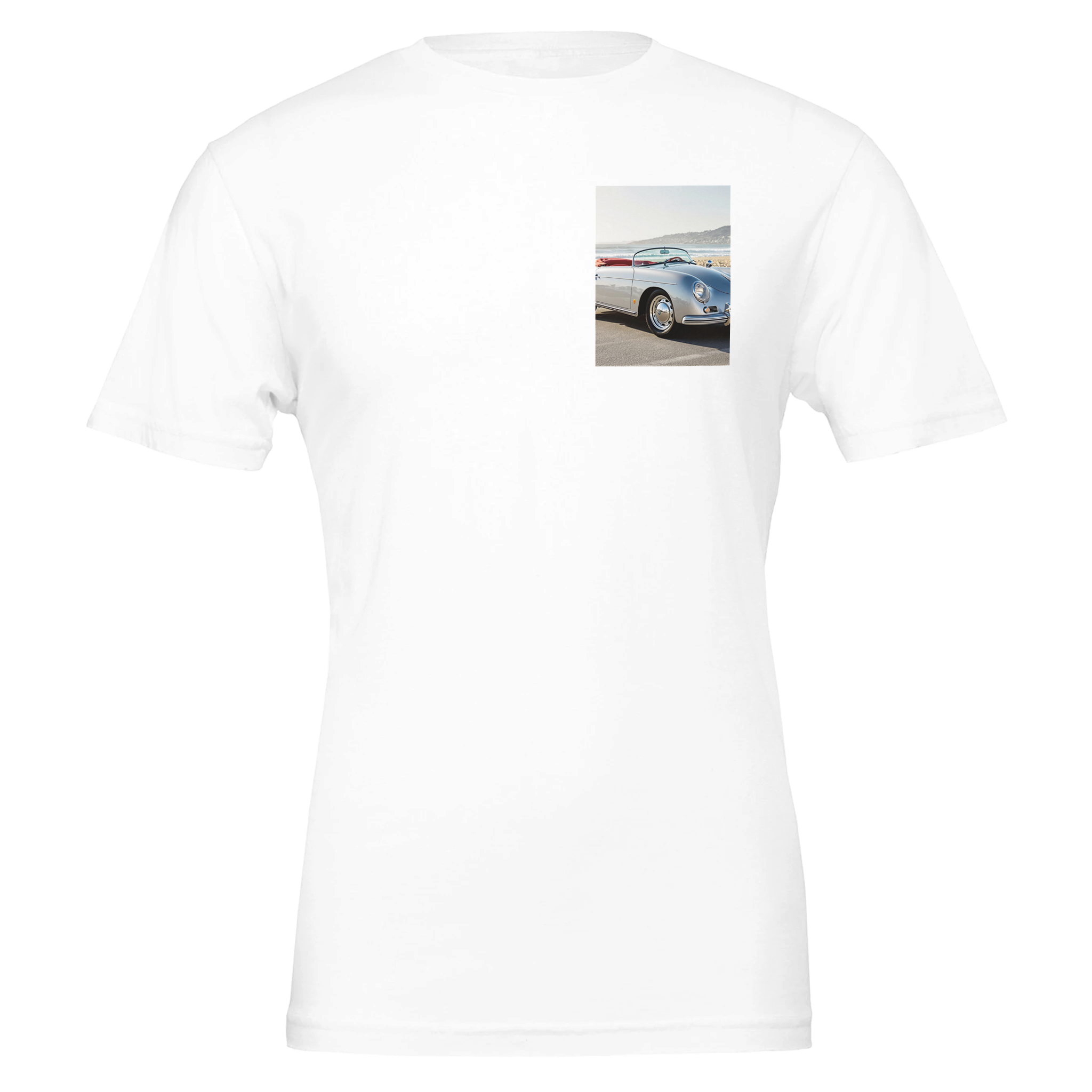 Porsche 356 Speedster T-Shirt — detail view | Wild Thread Co