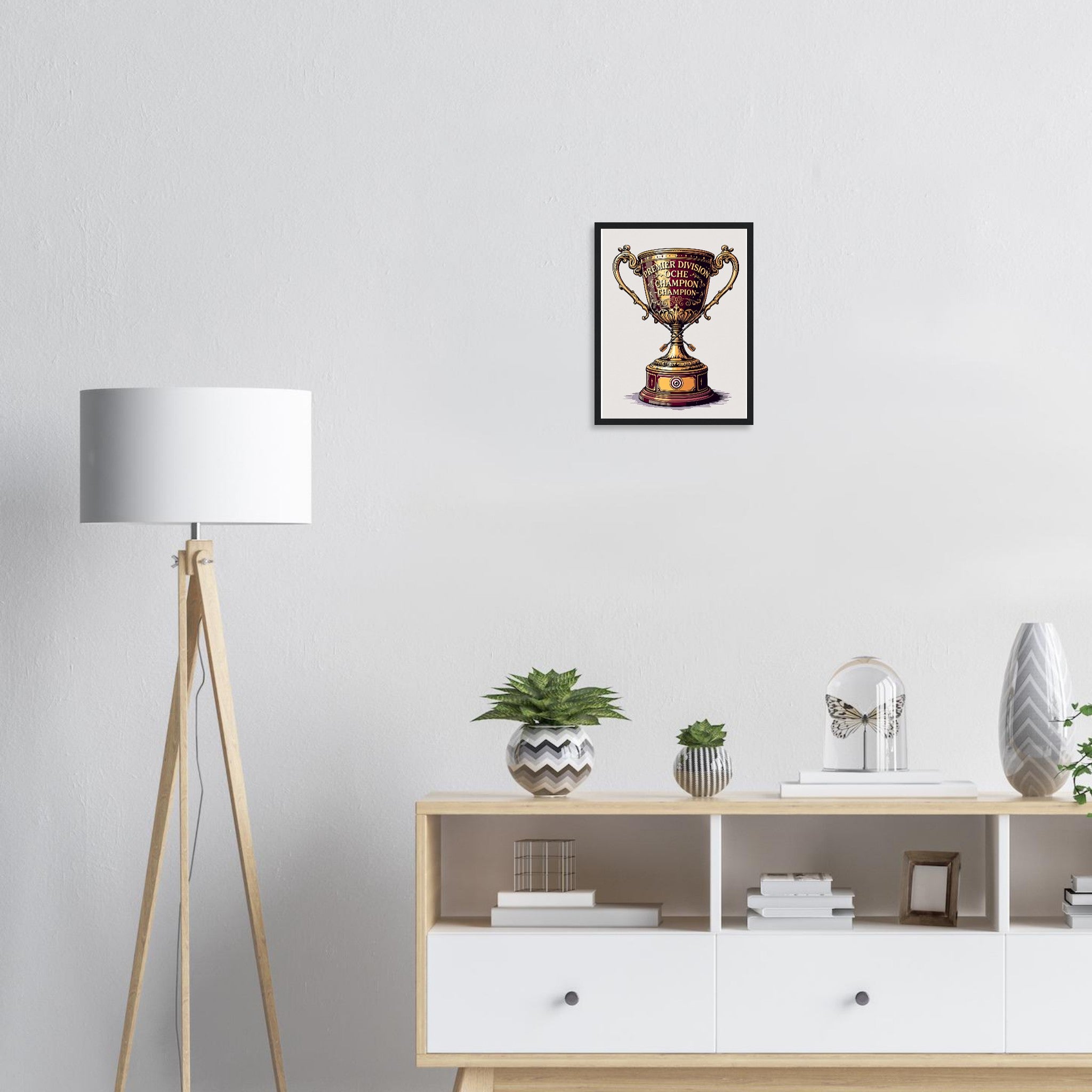 Retro Darts Pub Culture Framed Print Wall Art Ready to Hang UK Framed Art Print — detail view | Wild Thread Co