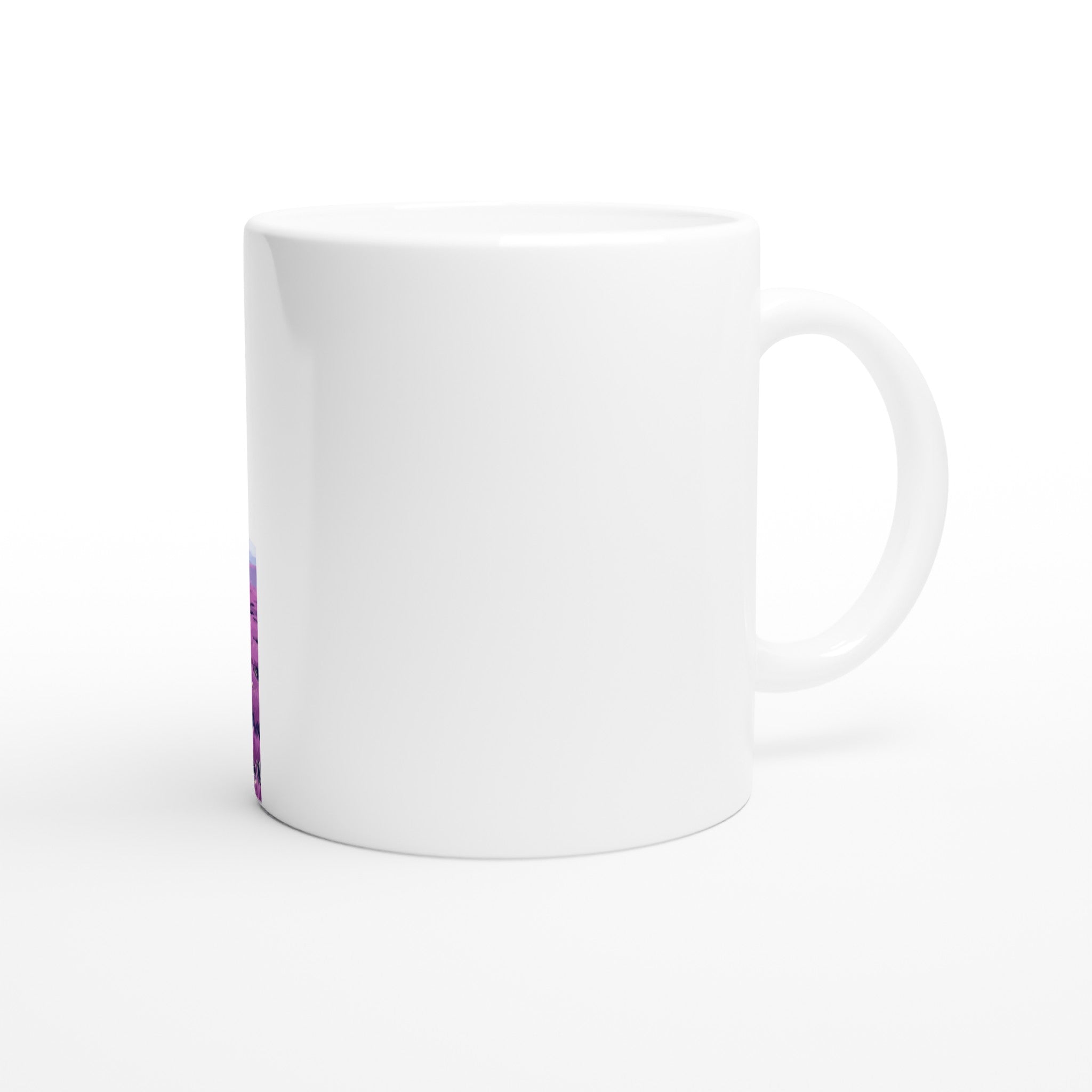 Heather Moor Purple August Mug — detail view | Wild Thread Co