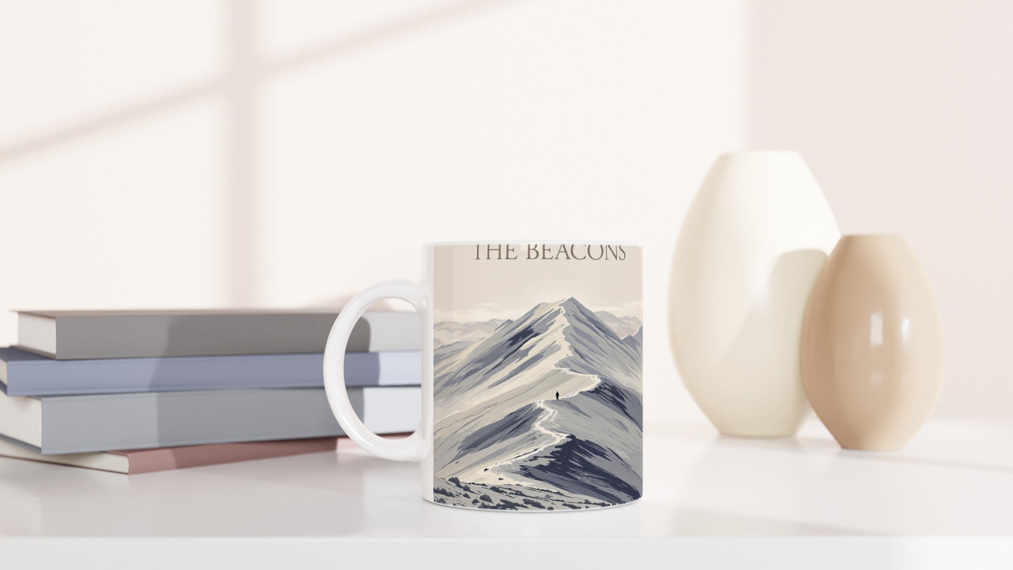 Brecon Beacons Pen Y Fan Ridgeline Mug — detail view | Wild Thread Co
