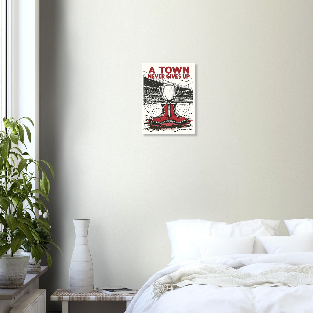 Retro Rugby League Art Print Art Print — detail view | Wild Thread Co