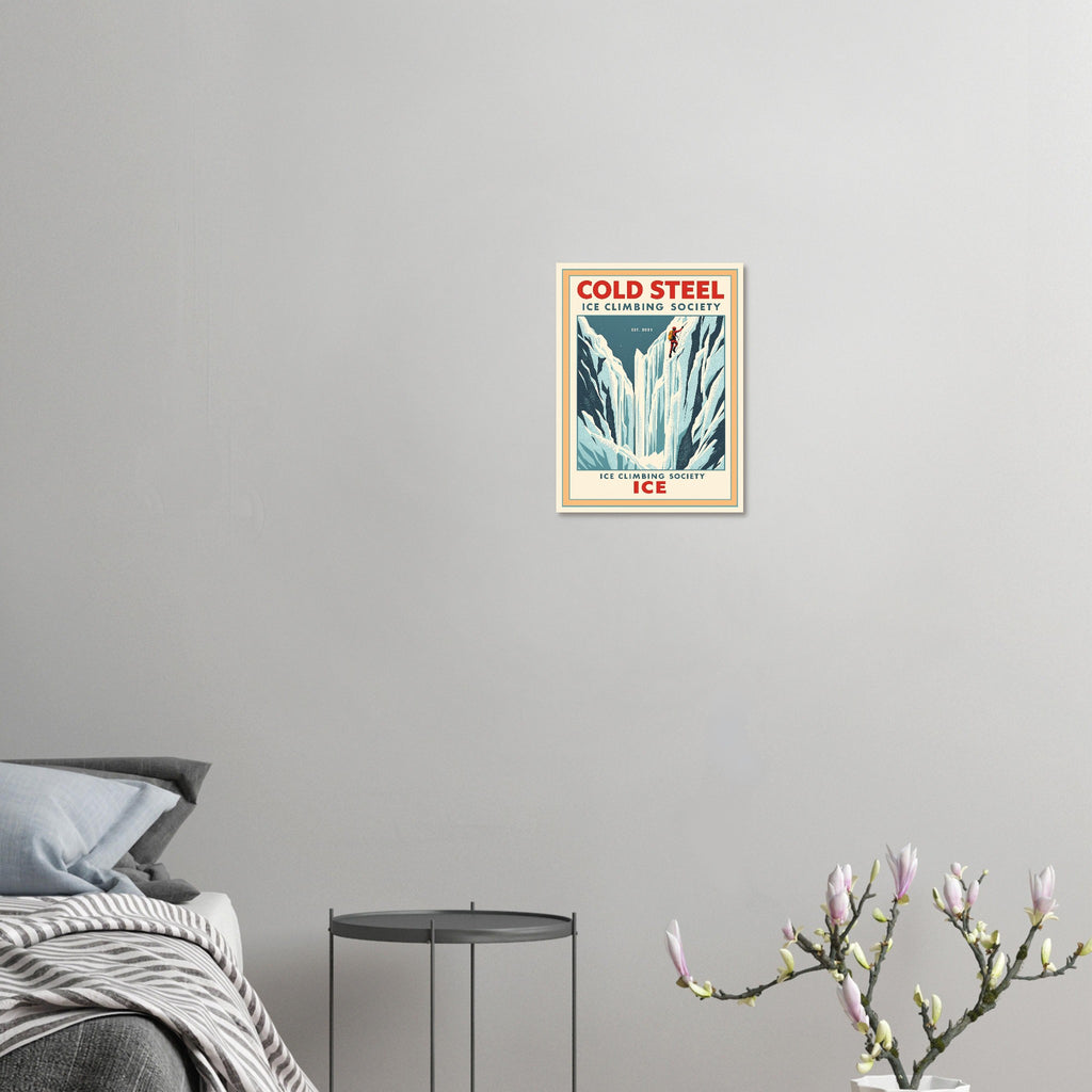 Cold Steel Vintage Travel Poster — Art Print | Wild Thread Co