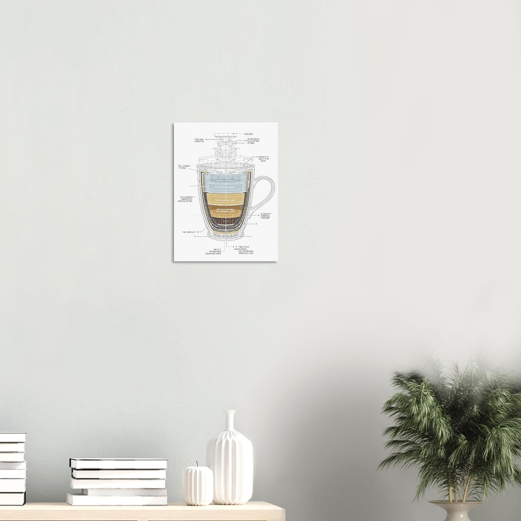 Tea Engineering Cross-Section Art Print Art Print — detail view | Wild Thread Co