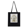 Dark Academia Astronomy Celestial Tote Bag Cotton Shopper UK Tote Bag — detail view | Wild Thread Co
