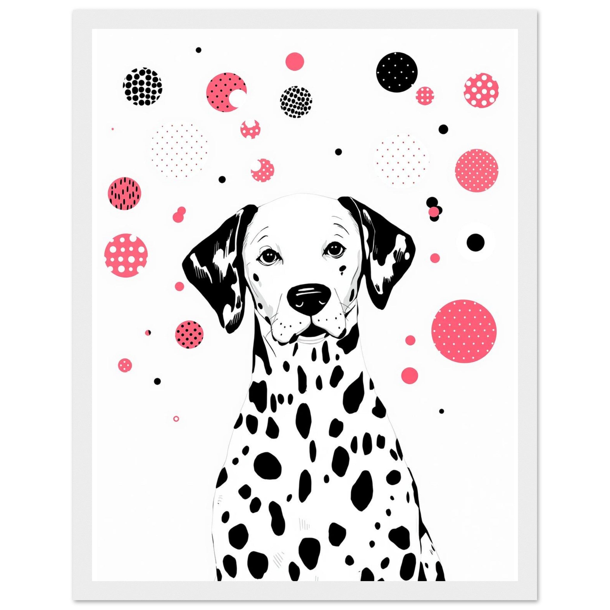 Dalmatian Spots Framed Print — Framed Art Print | Wild Thread Co