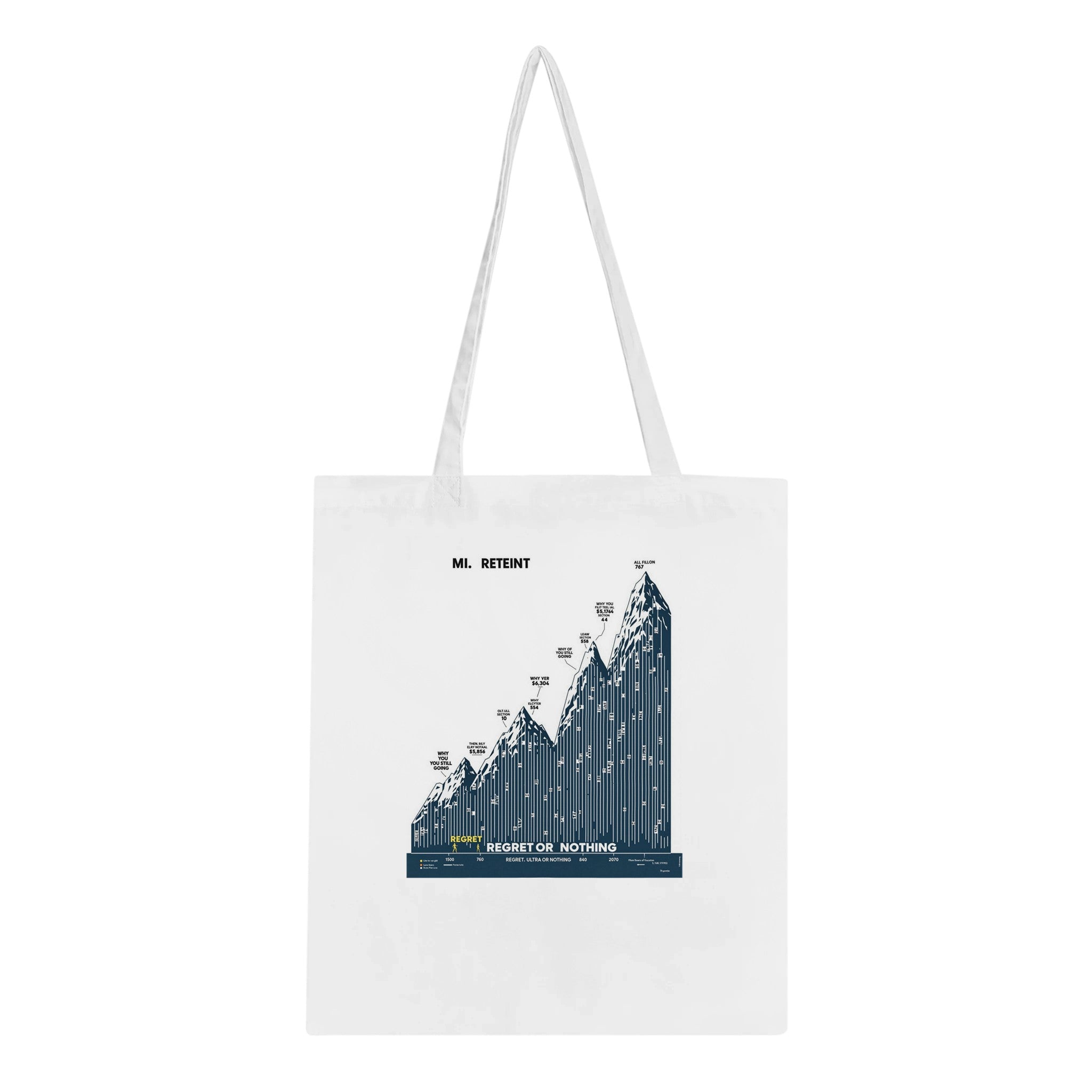 Gorpcore Ultramarathon Suffering Tote Bag Cotton Shopper UK — Tote Bag | Wild Thread Co UK