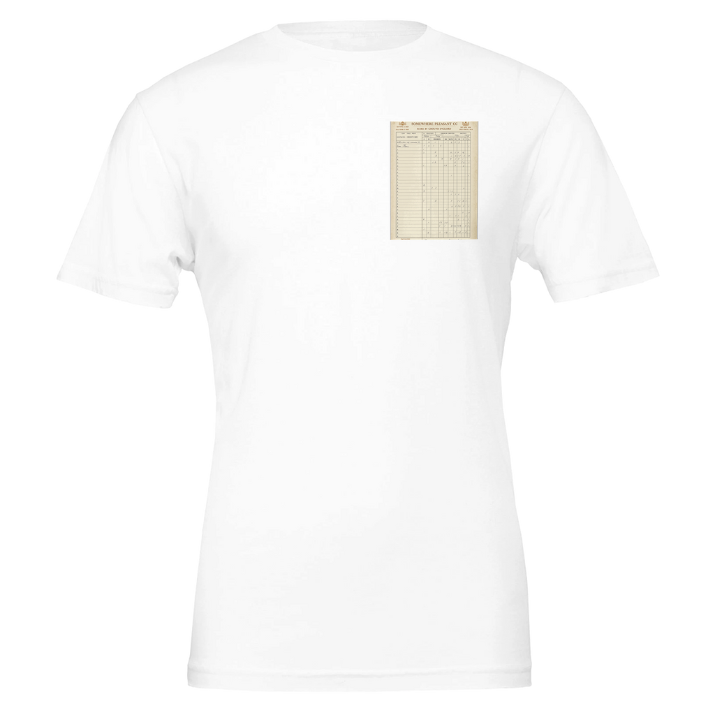 Retro Cricket English Summer T-Shirt — detail view | Wild Thread Co
