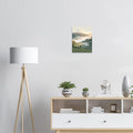 Morning Mist Valley Farm British Countryside Gift A1 UK Art Print Poster Wall Ar — Art Print | Wild Thread Co UK