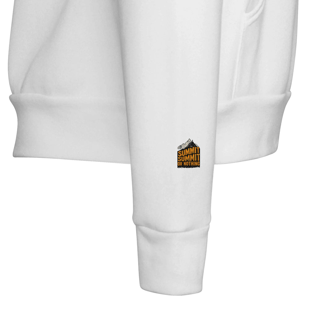 Gorpcore Mountain Summit Hoodie — detail view | Wild Thread Co
