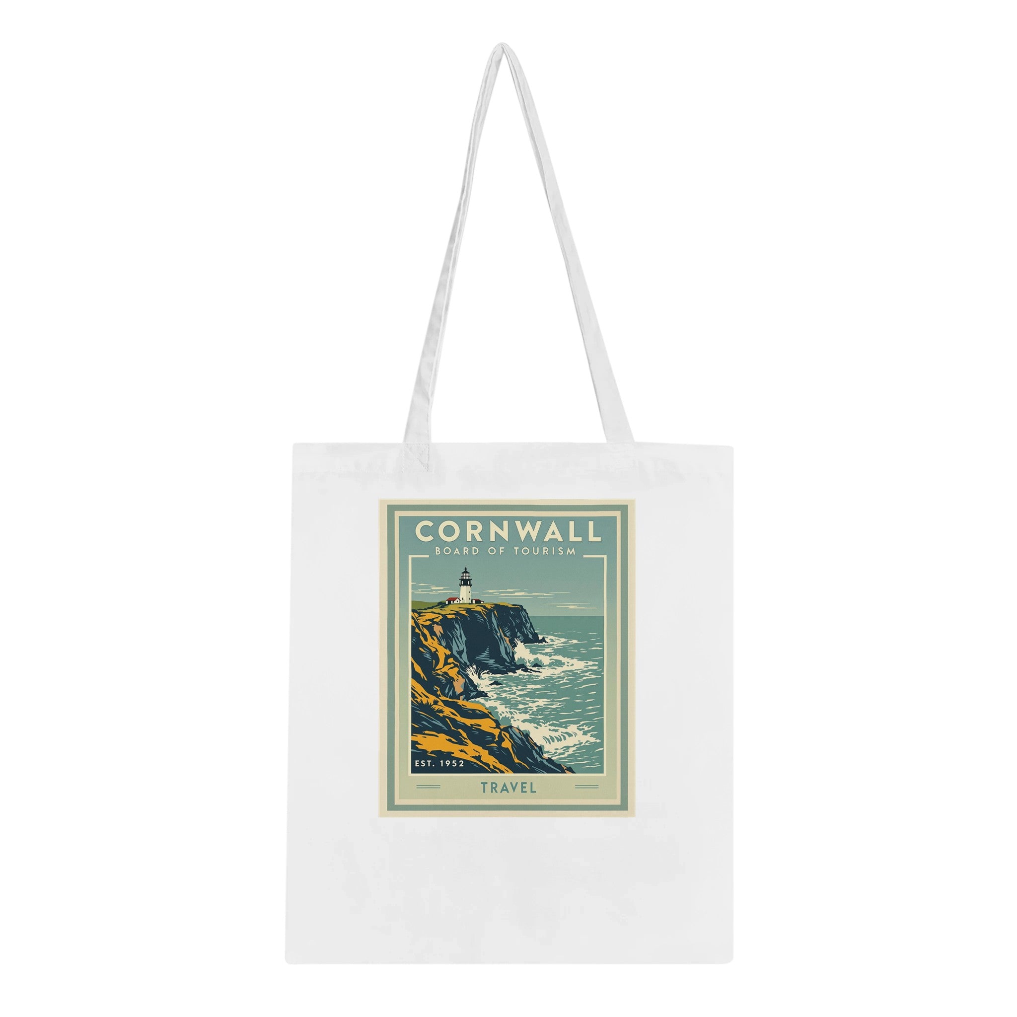 Cornwall Vintage Travel Poster — Tote Bag | Wild Thread Co