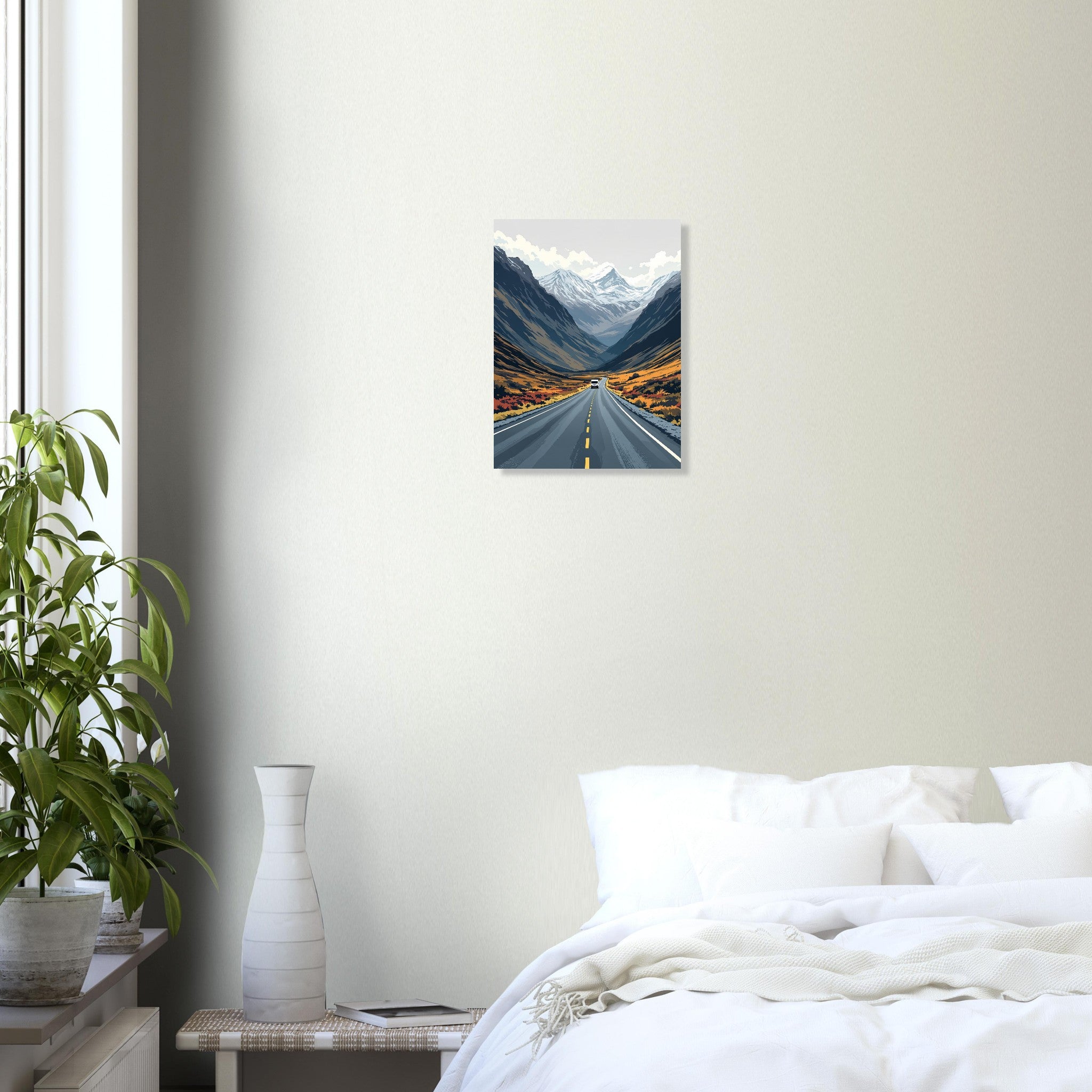 Glencoe Highland Scotland Road Art A1 Gift UK Art Print Poster Wall Art UK — Art Print | Wild Thread Co