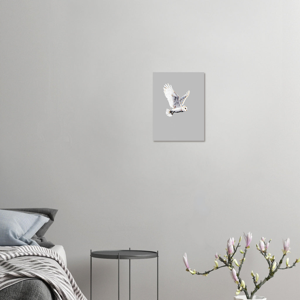 Barn Owl Flight Art Print Poster Wall Art UK — Art Print | Wild Thread Co