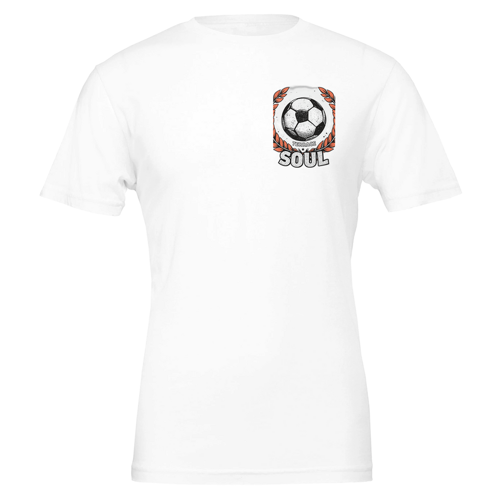 Retro Sports Football T-Shirt — detail view | Wild Thread Co