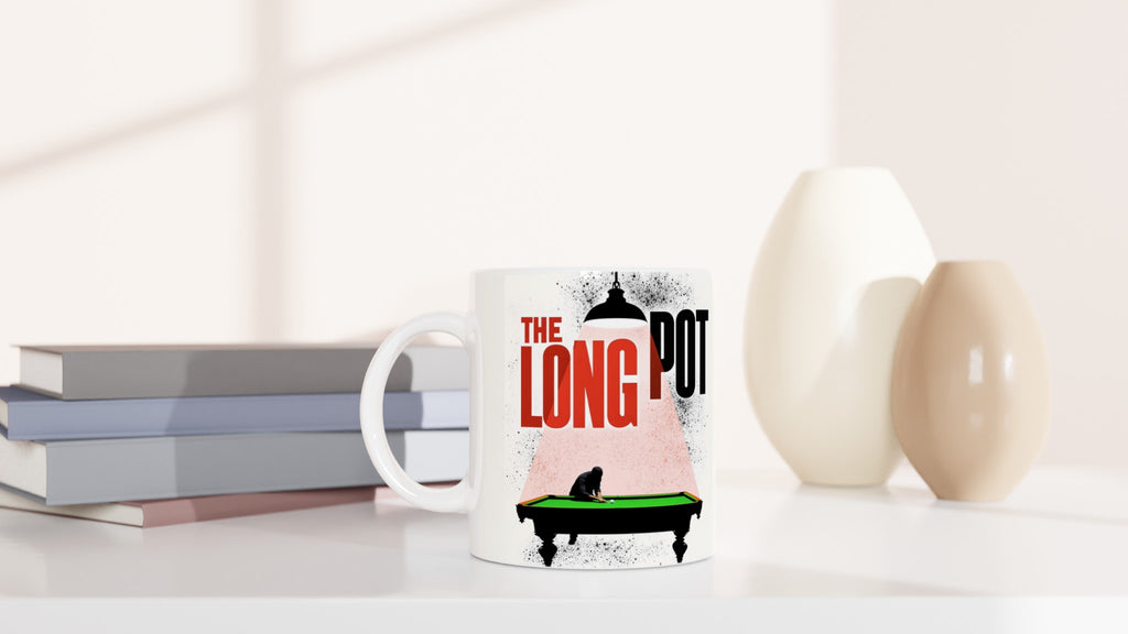 Snooker Hall Film Noir Mug — detail view | Wild Thread Co