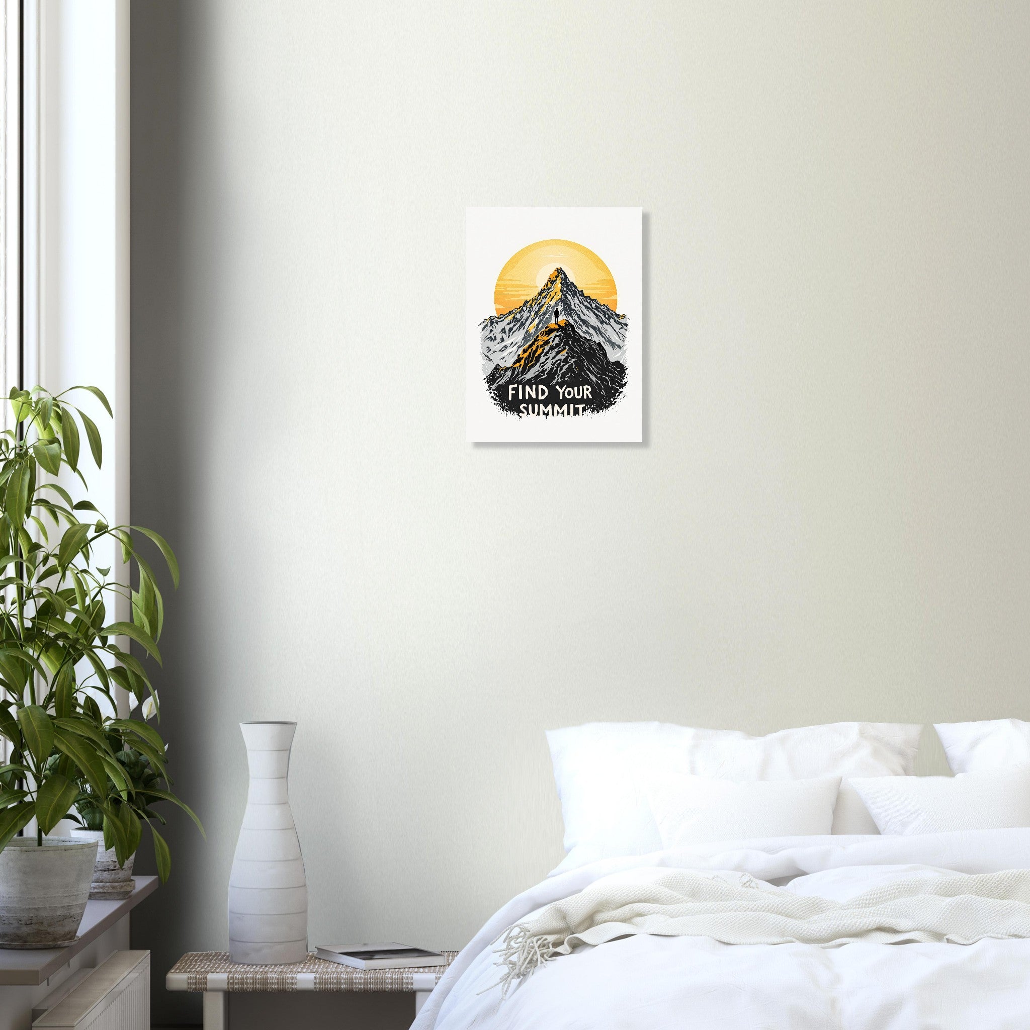 Find Your Summit Mountain A1 Art Print Poster Wall Art UK — Art Print | Wild Thread Co