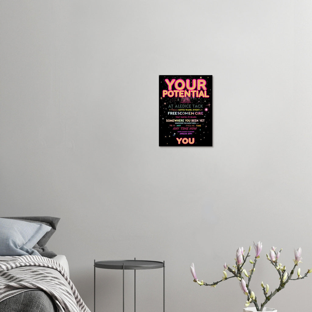 Rave Motivation A1 Art Print Art Print — detail view | Wild Thread Co