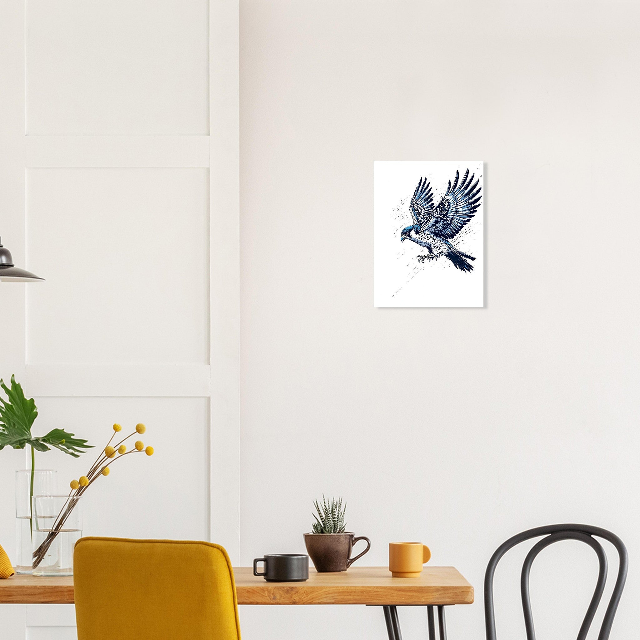 Peregrine Falcon Dive A1 Art Print Art Print — detail view | Wild Thread Co