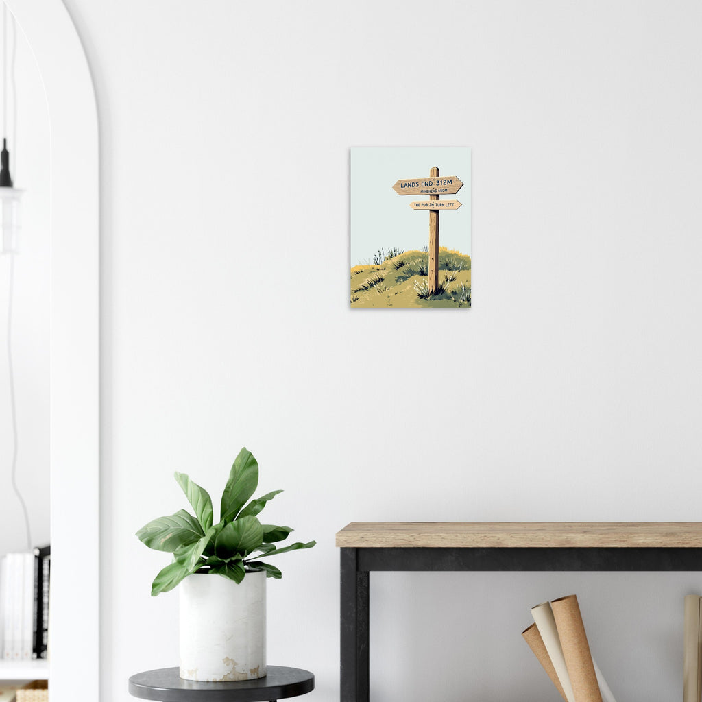 Gorpcore Coastal Walking Art Print Poster Wall Art UK — Art Print | Wild Thread Co