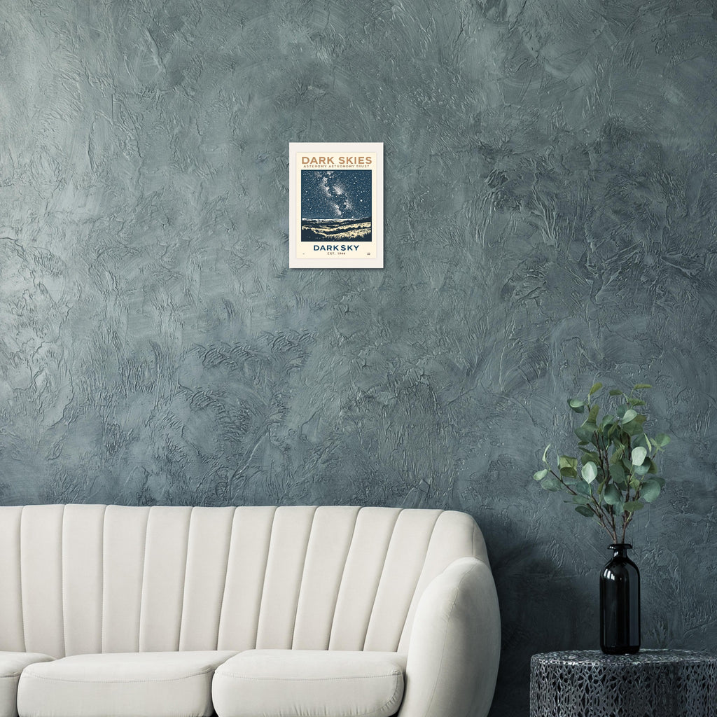 Dark Skies Vintage Travel Poster — Art Print | Wild Thread Co