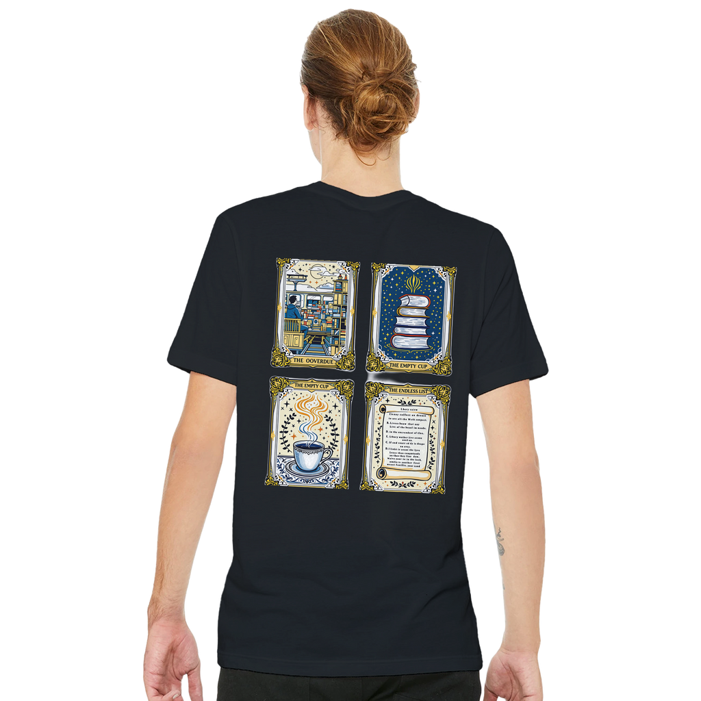 Dark Academia Tarot Cards T-Shirt — detail view | Wild Thread Co
