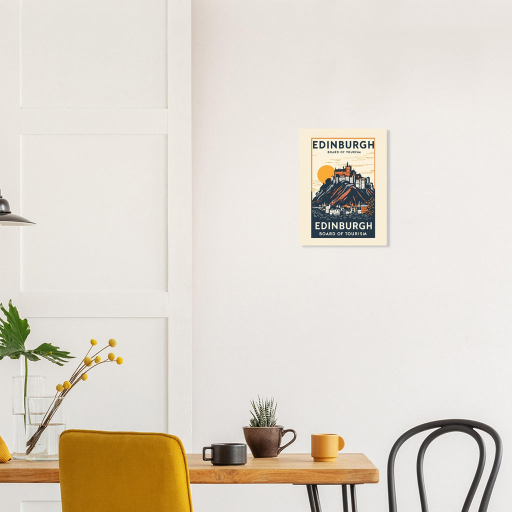 Edinburgh Vintage Travel Poster — Art Print | Wild Thread Co