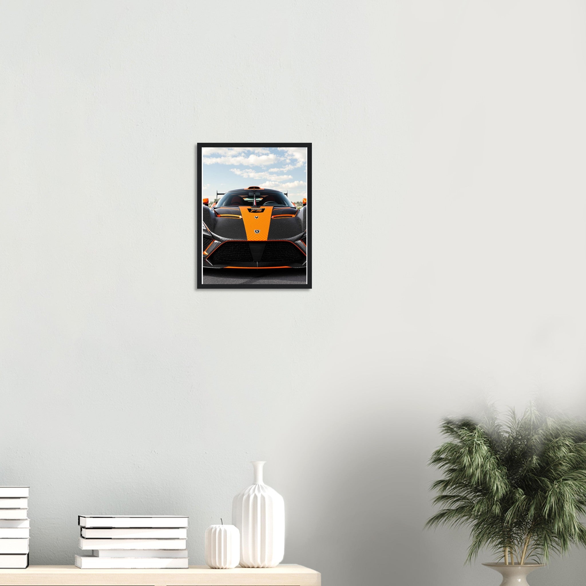 Hennessey Venom F5 Framed Art Print — detail view | Wild Thread Co