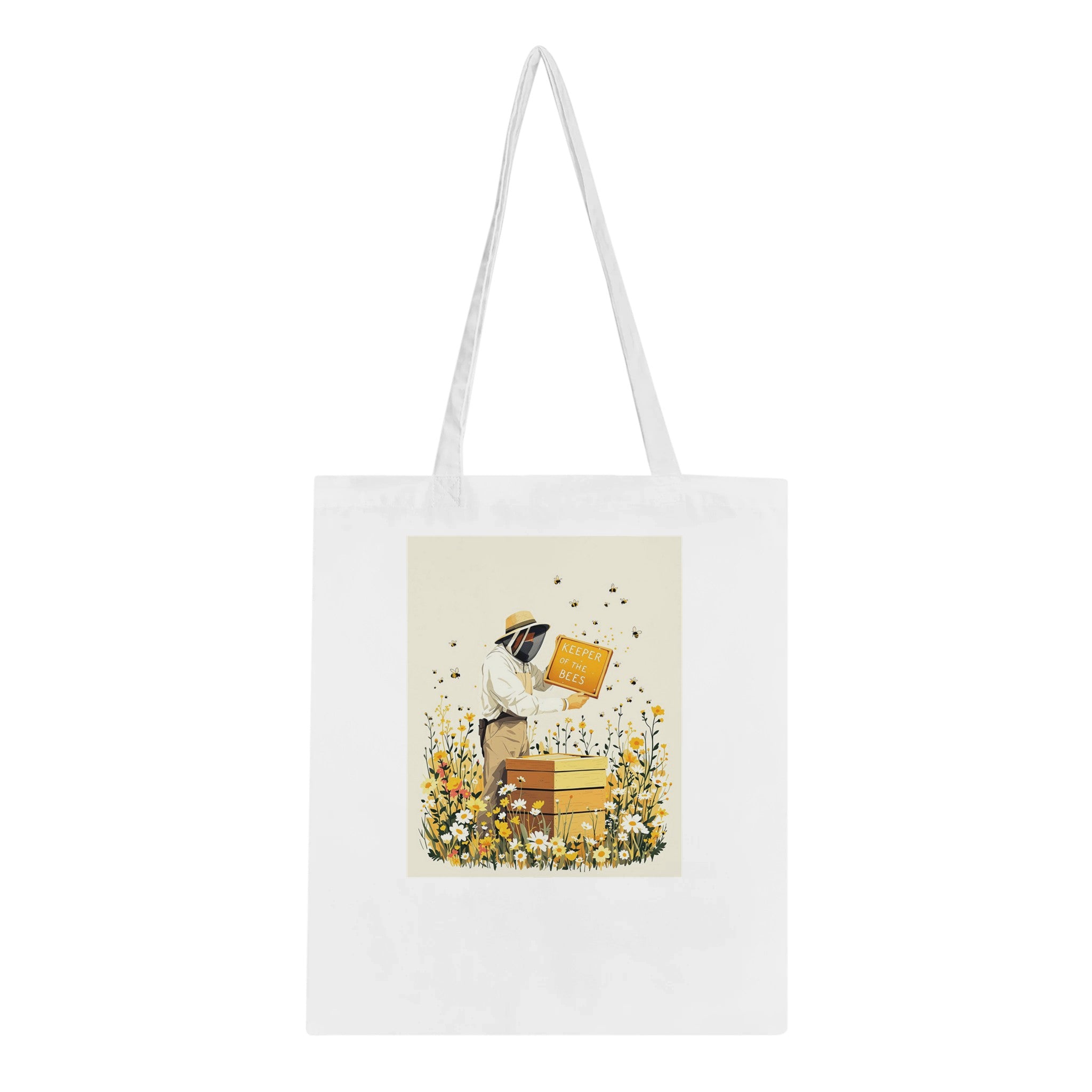 Beekeeper Meadow Hive Tote Bag Cotton Shopper UK — Tote Bag | Wild Thread Co UK