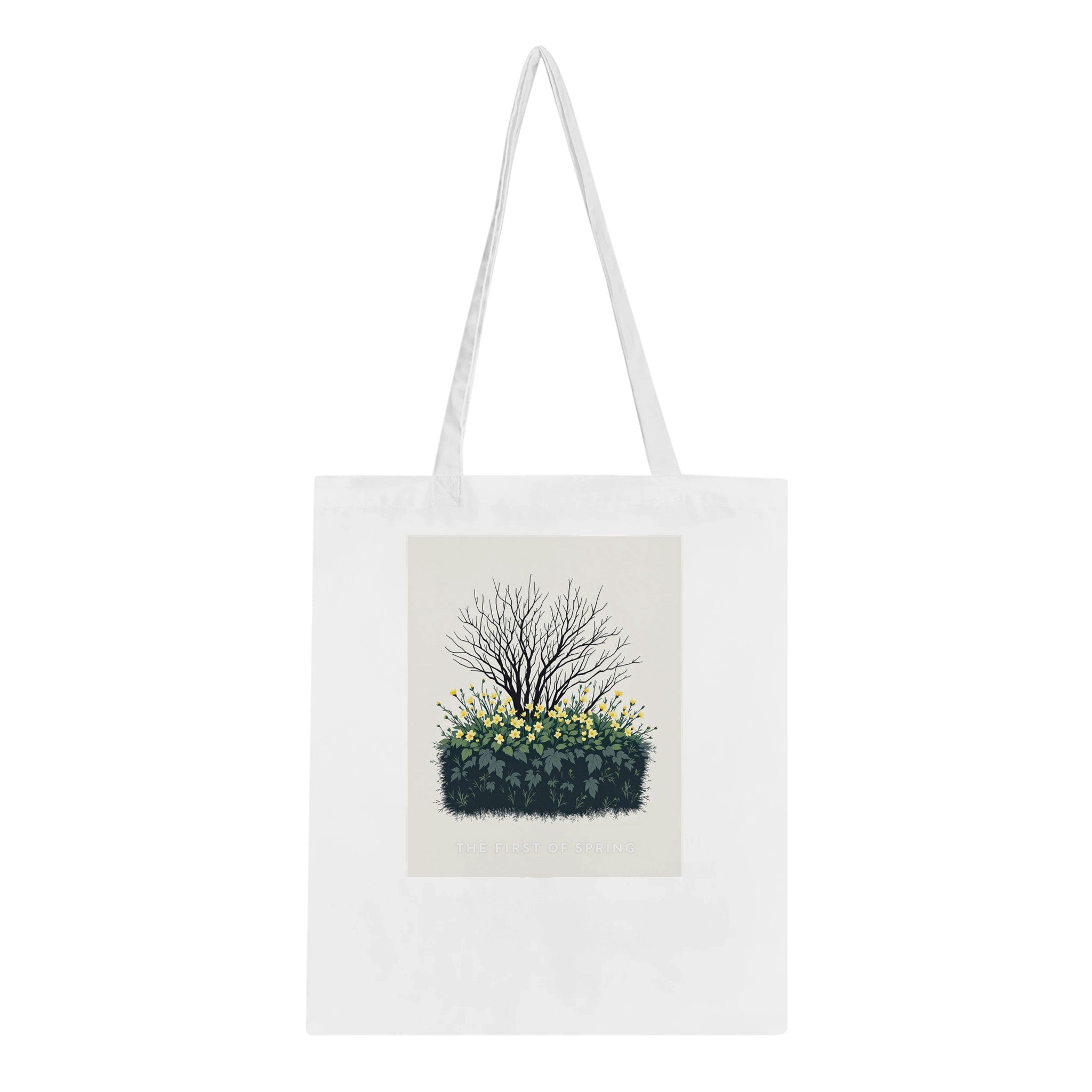 Primrose Spring First Hedge Bank Tote Bag Cotton Shopper UK — Tote Bag | Wild Thread Co UK