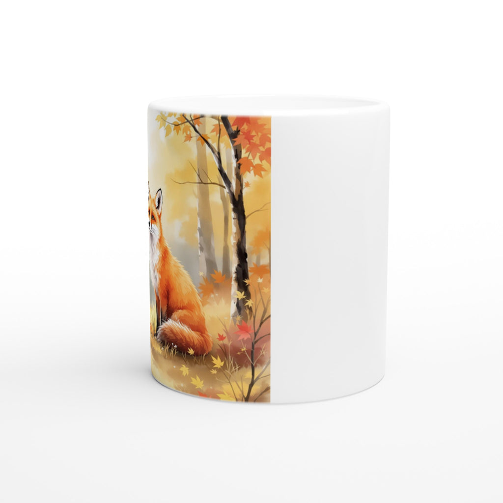 fox watercolour Mug Coffee Tea Ceramic 11oz — Mug | Wild Thread Co