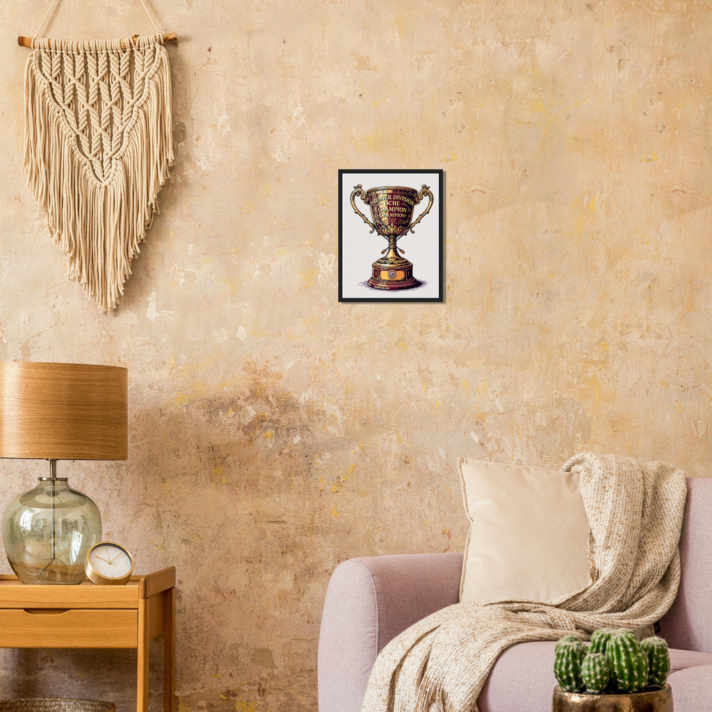 Retro Darts Pub Culture Framed Print Wall Art Ready to Hang UK Framed Art Print — detail view | Wild Thread Co