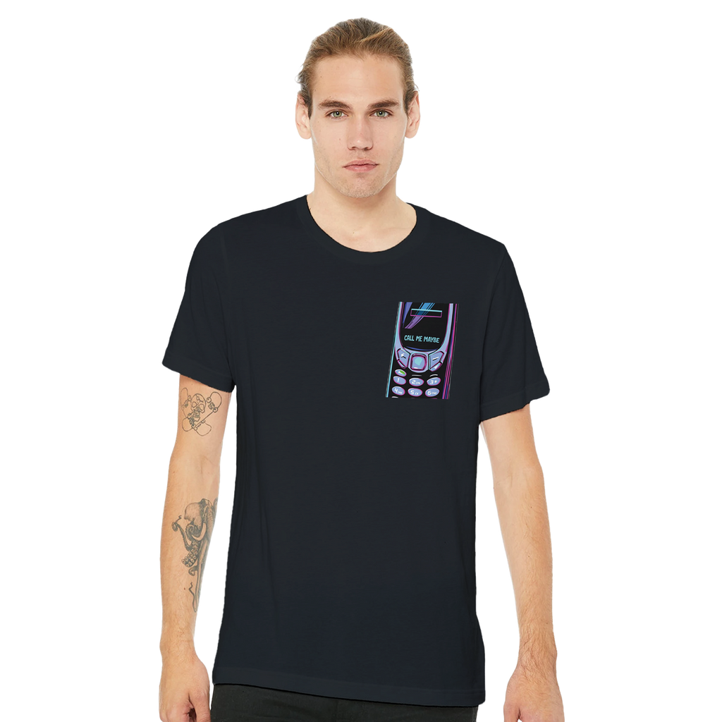 Y2k Flip Phone Nostalgia T-Shirt — detail view | Wild Thread Co