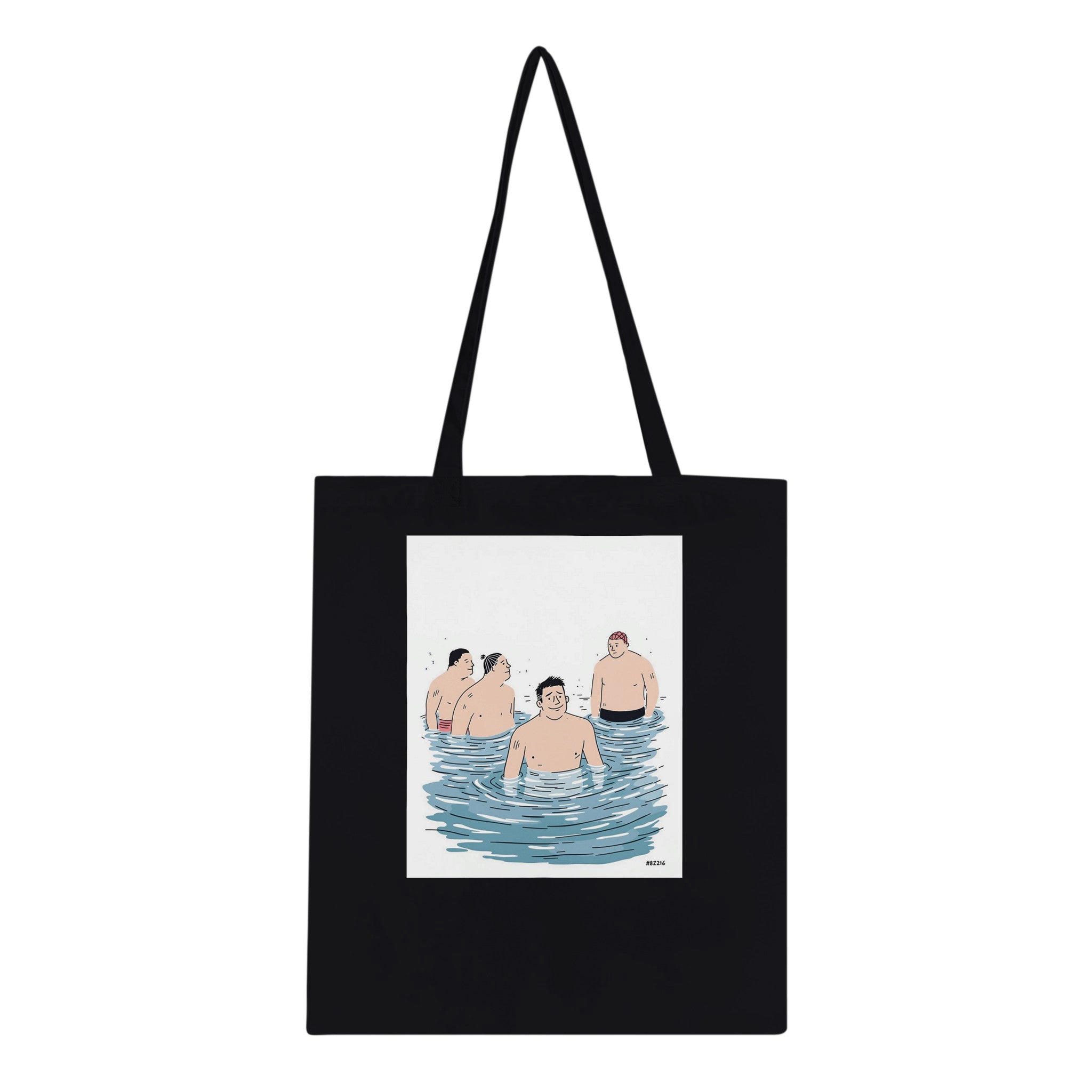 Cold Water Swim Group January Tote Bag Cotton Shopper UK — Tote Bag | Wild Thread Co