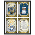 Dark Academia Tarot Cards Framed Print Wall Art Ready to Hang UK Framed Art Print — detail view | Wild Thread Co
