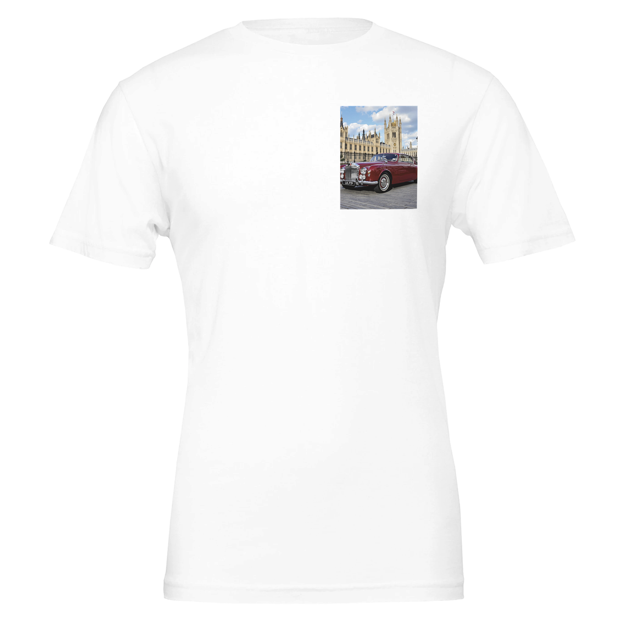 Rover P5b Coupe T-Shirt — detail view | Wild Thread Co