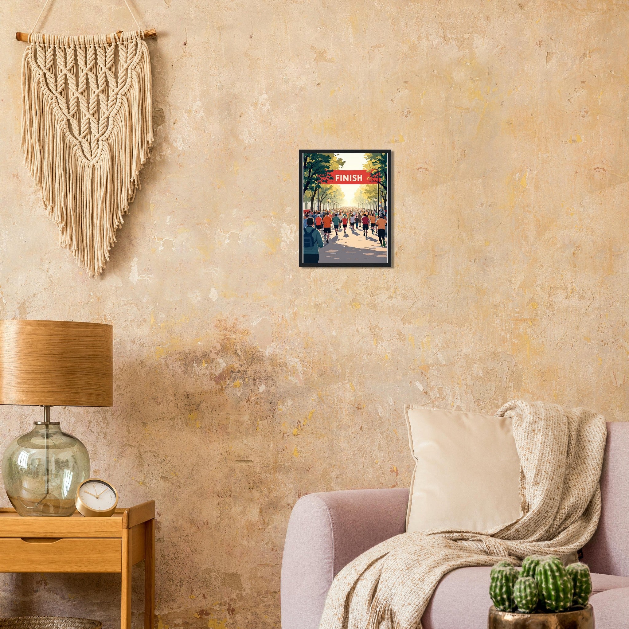 Parkrun Saturday Community 5k Framed Art Print — detail view | Wild Thread Co