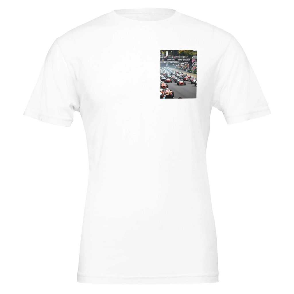 Goodwood Revival T-Shirt — detail view | Wild Thread Co