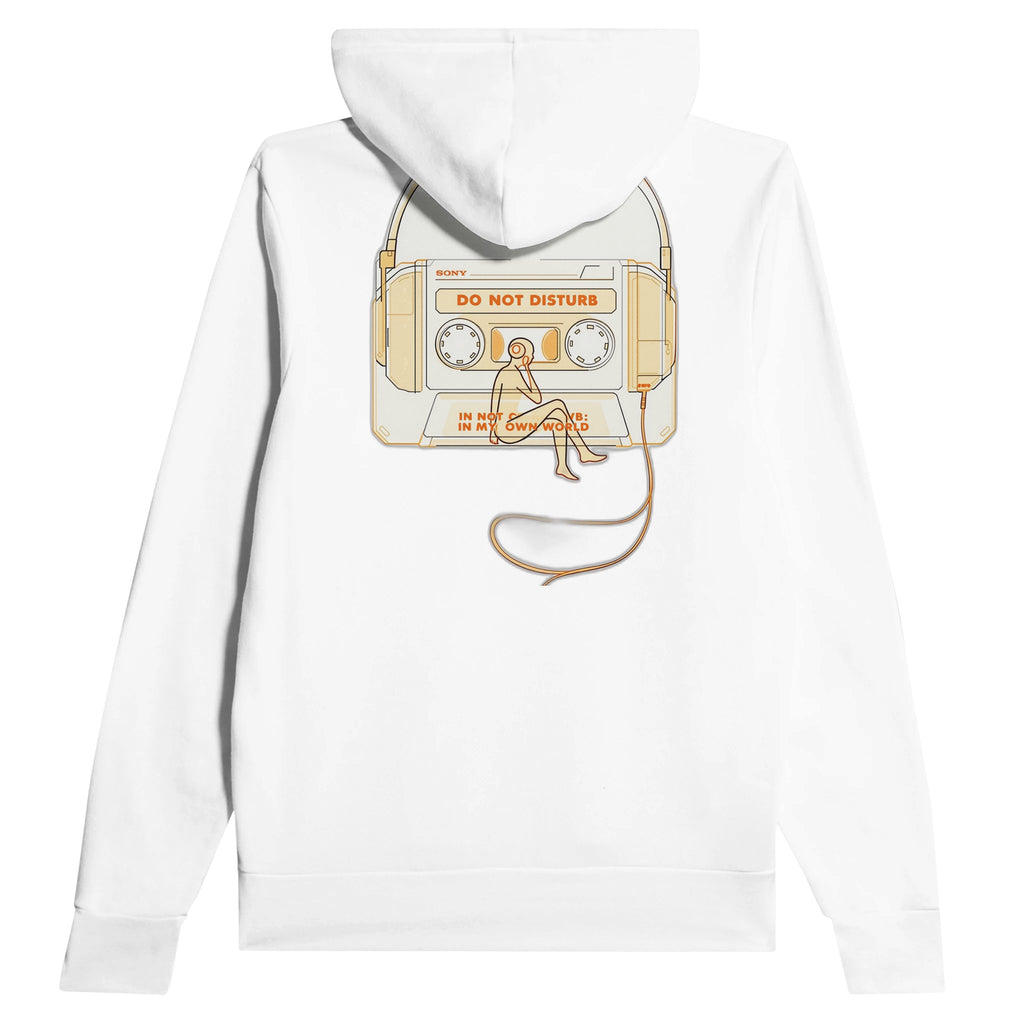 Y2k Walkman Isolation Hoodie — detail view | Wild Thread Co