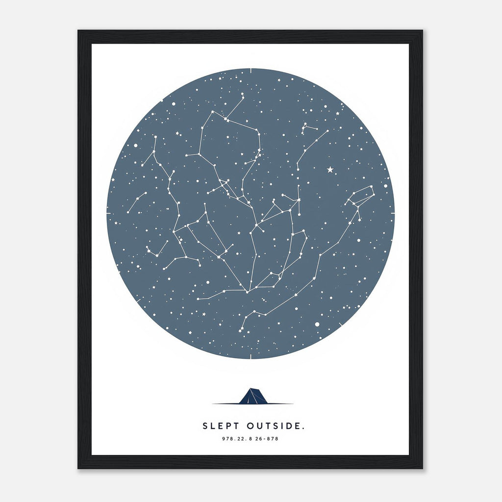 Gorpcore Bivouac Overnight Wild Camp Framed Art Print — detail view | Wild Thread Co