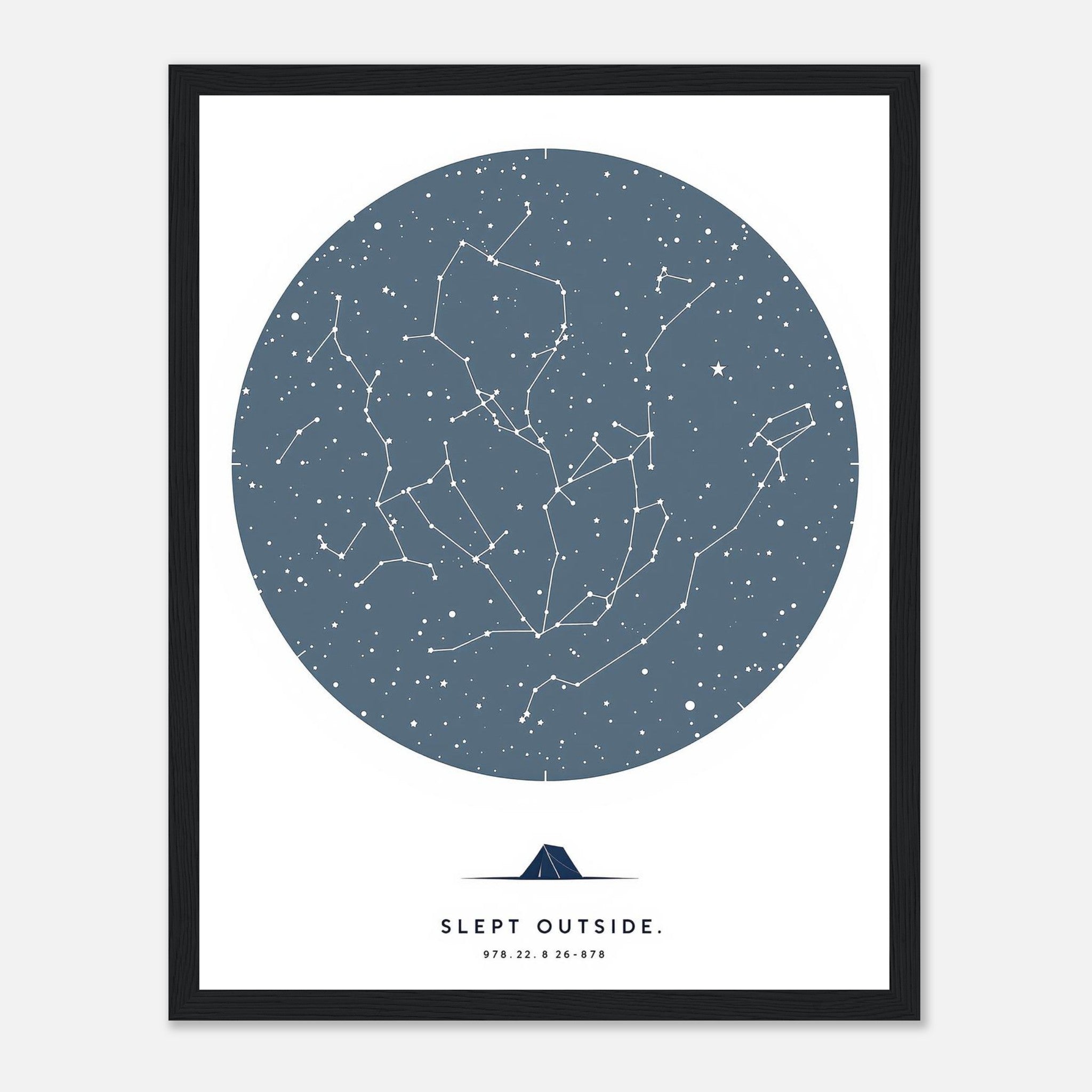 Gorpcore Bivouac Overnight Wild Camp Framed Art Print — detail view | Wild Thread Co