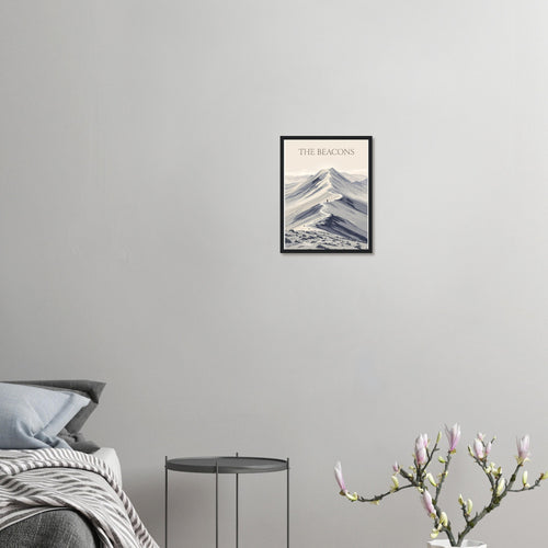 Brecon Beacons Pen Y Fan Ridgeline Framed Print — Framed Art Print | Wild Thread Co