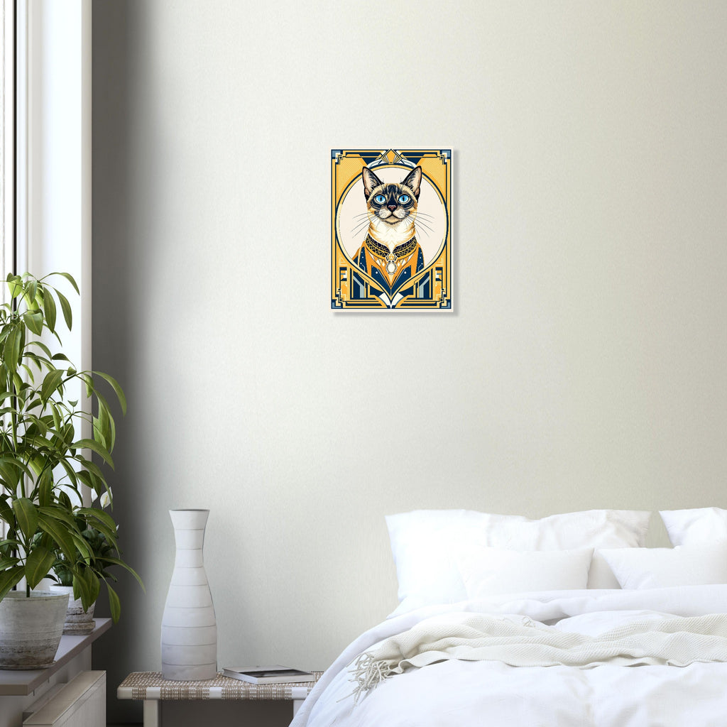 Siamese Cat Elegance Art Print Art Print — detail view | Wild Thread Co