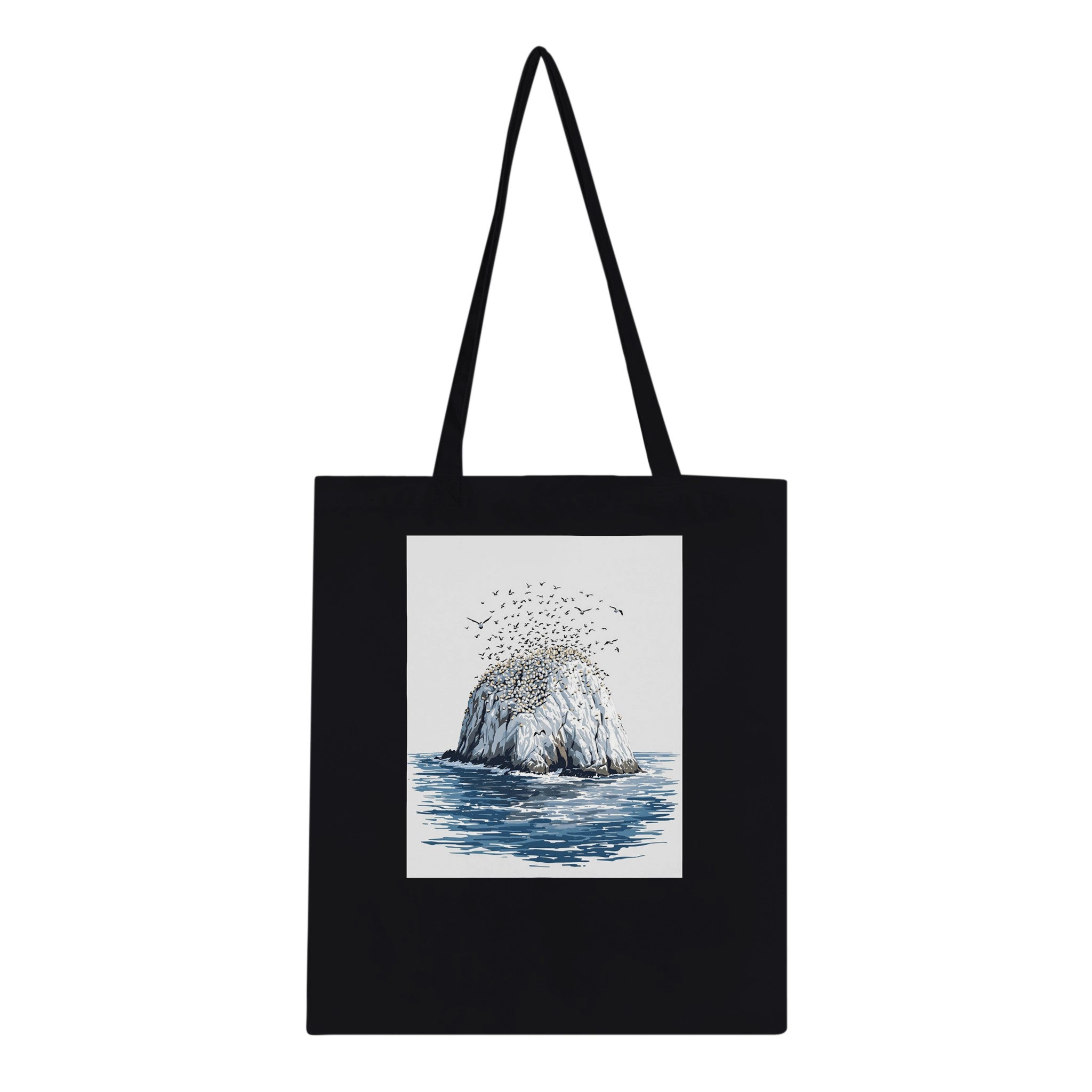 Gannet Colony Bass Rock Tote Bag Cotton Shopper UK — Tote Bag | Wild Thread Co