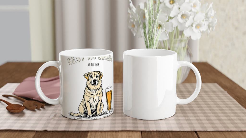 Dog Dad Gifting Mug — detail view | Wild Thread Co