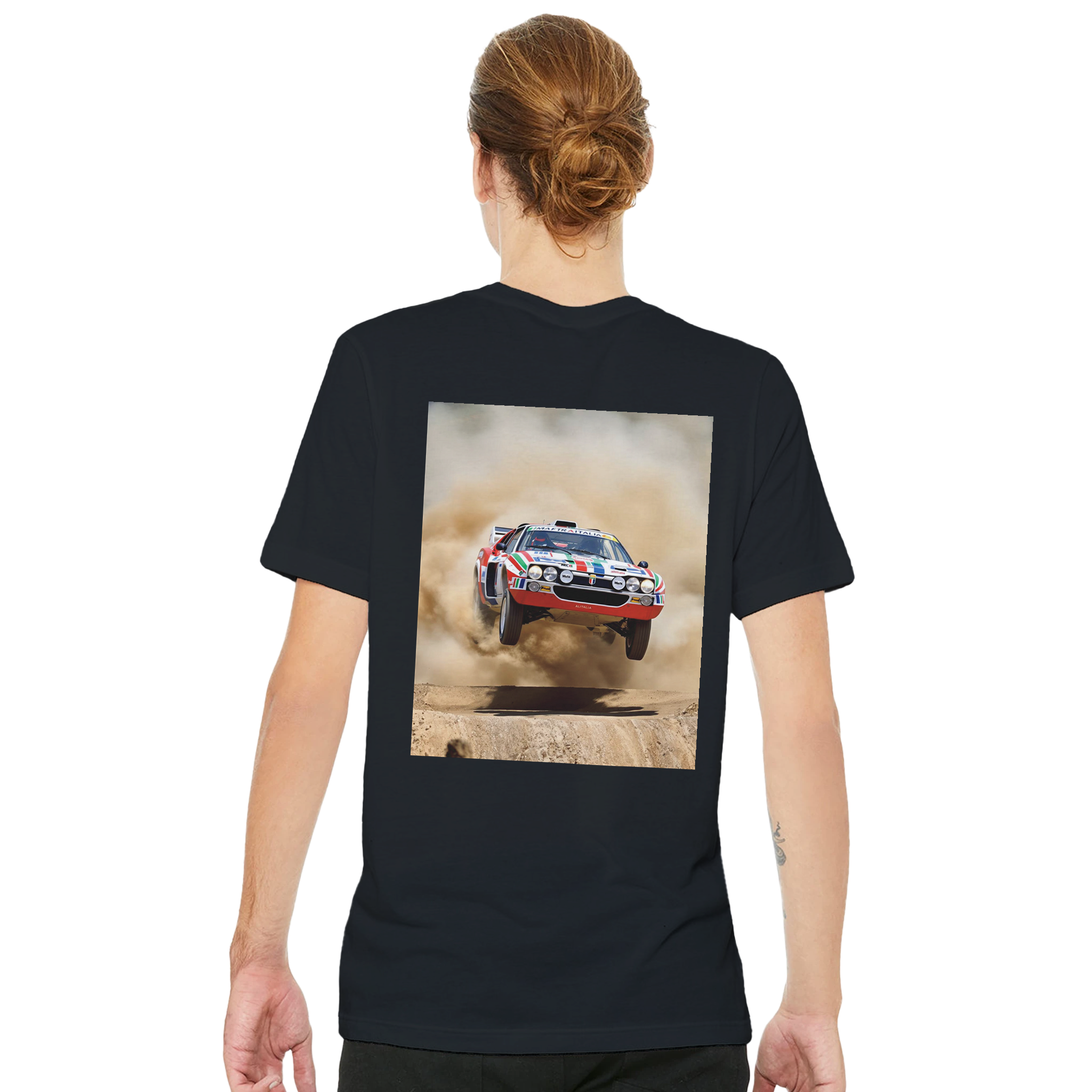 Lancia Stratos Rally T-Shirt — detail view | Wild Thread Co