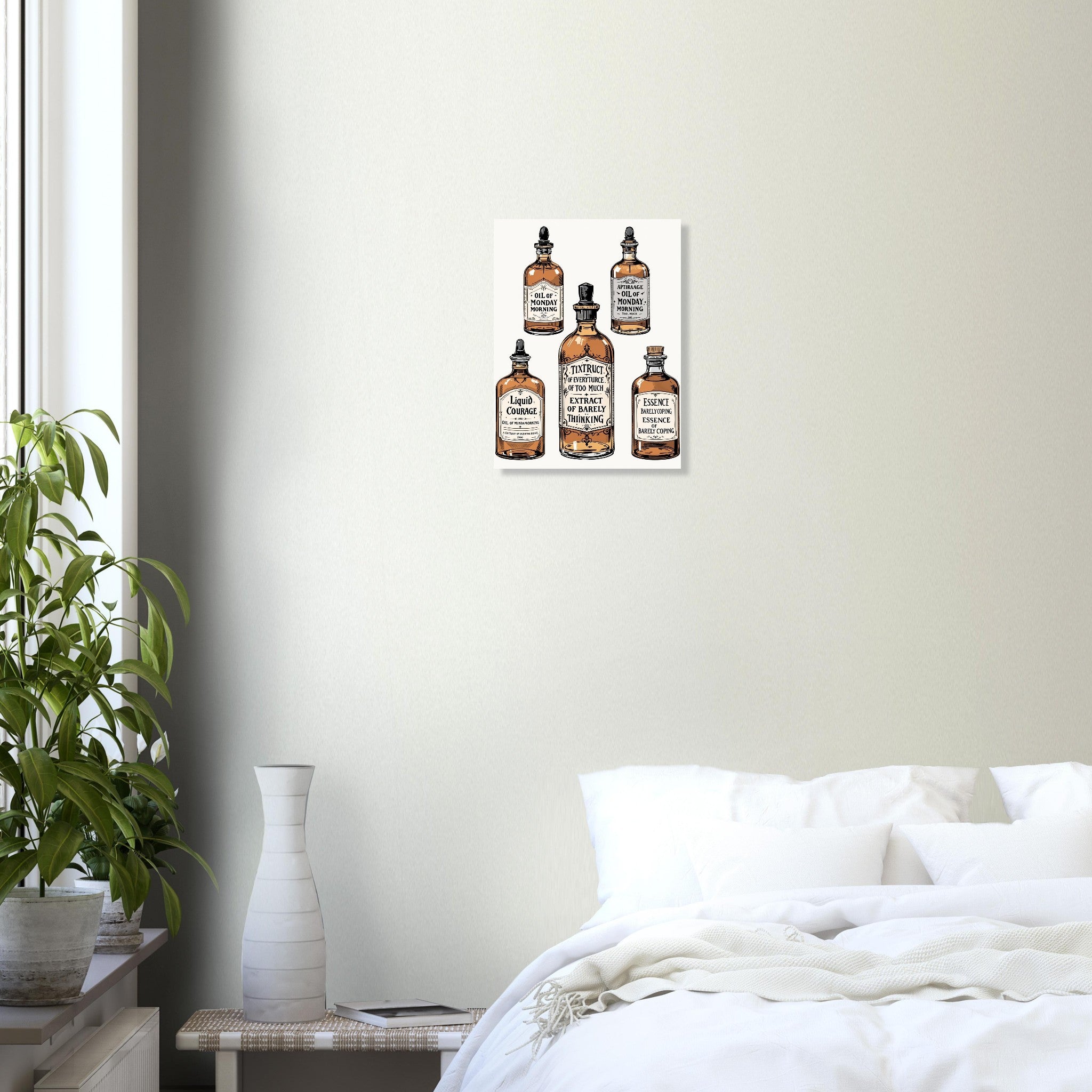 Apothecary Dark Humour A1 Art Print Art Print — detail view | Wild Thread Co