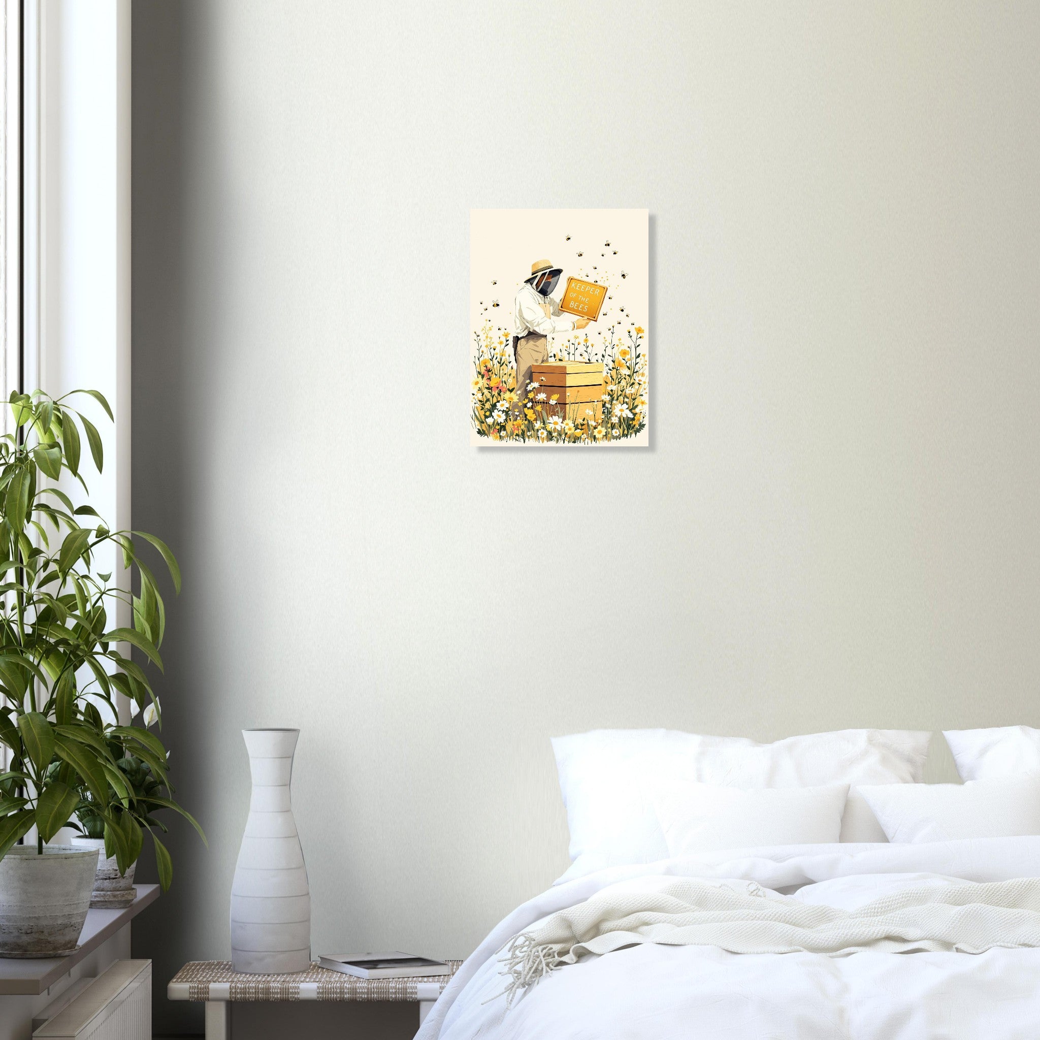 Beekeeper Gift Art Print Art Print — detail view | Wild Thread Co